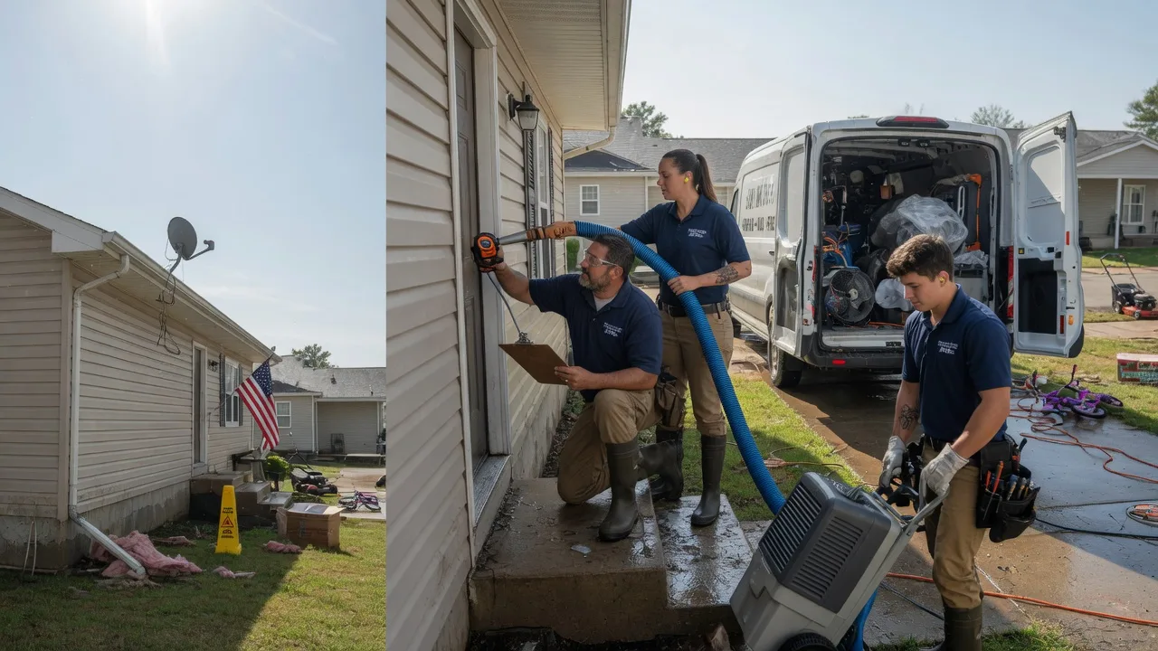 Ceiling Water Damage Restoration in Chesterfield, MO near me